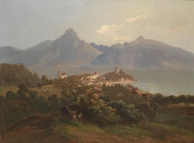 Blick auf Traunkirchen von Theodor von Ehrmanns  